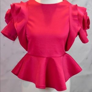 Rose Shoulder Blouse